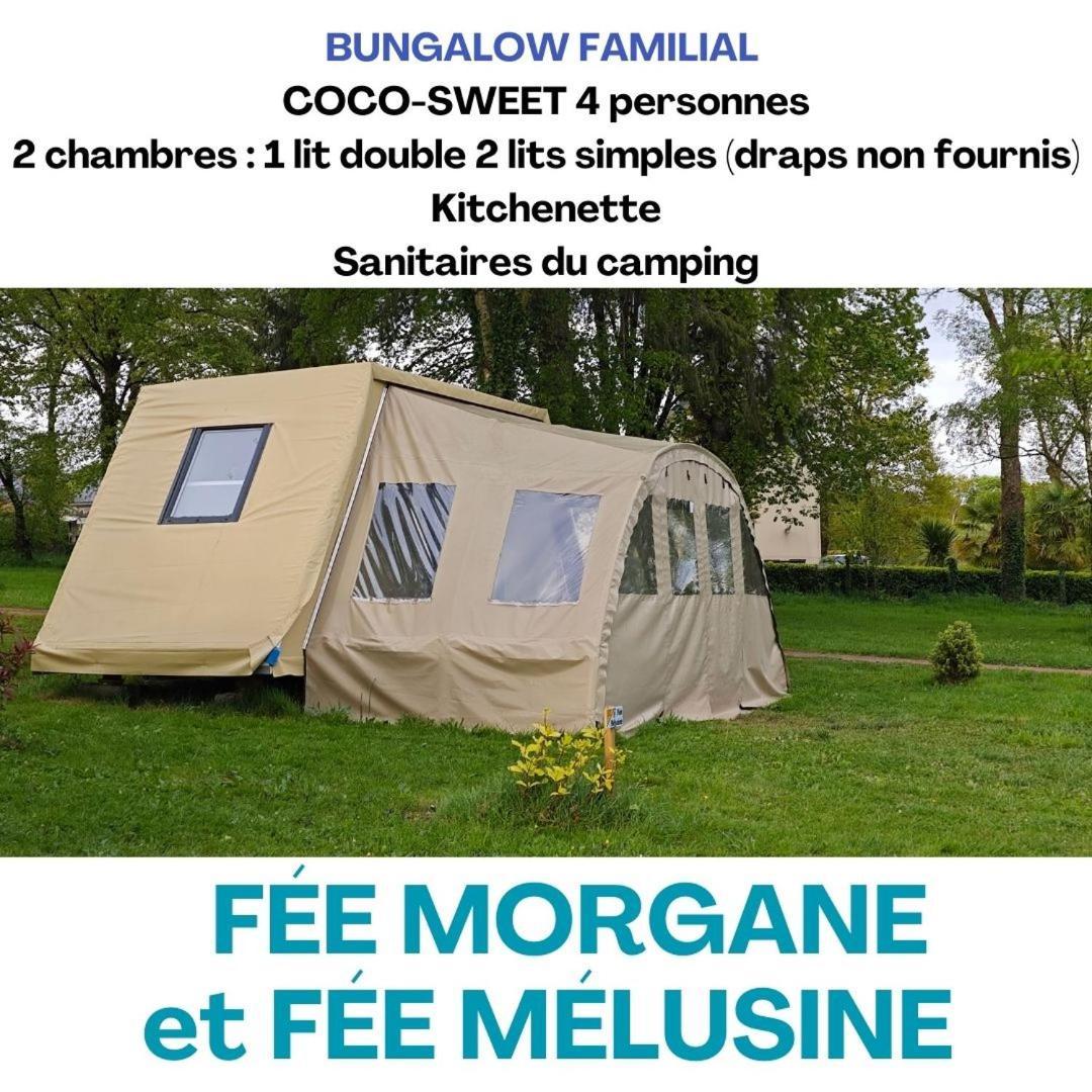 Camping Le Val Aux Fees - Broceliande Concoret Екстериор снимка